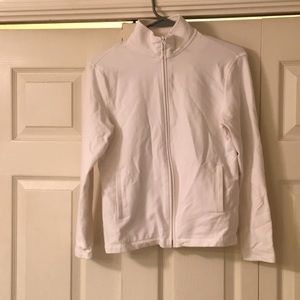 Pristine Zip-Up Lightweight Sweatshirt